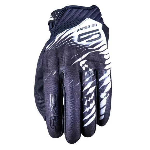 Gants Five RS3 EVO GRAPHICS – Noir / Blanc Ref : FV0361
