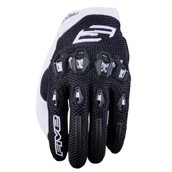 Gants Five STUNT EVO 2 AIRFLOW WOMAN – Noir / Blanc Ref : FV0407