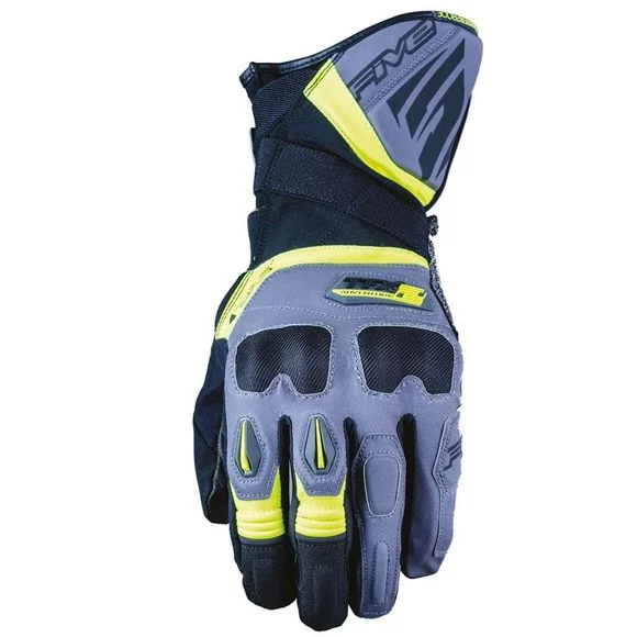 Gants Five TFX2 WATERPROOF FLUO – Gris / Noir Ref : FV0373