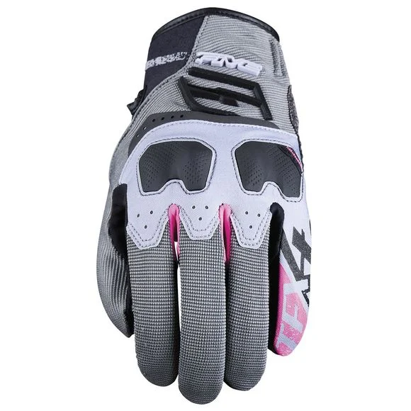 Gants Five TFX4 WATERPROOF WOMAN – Gris / Rose Ref : FV0393