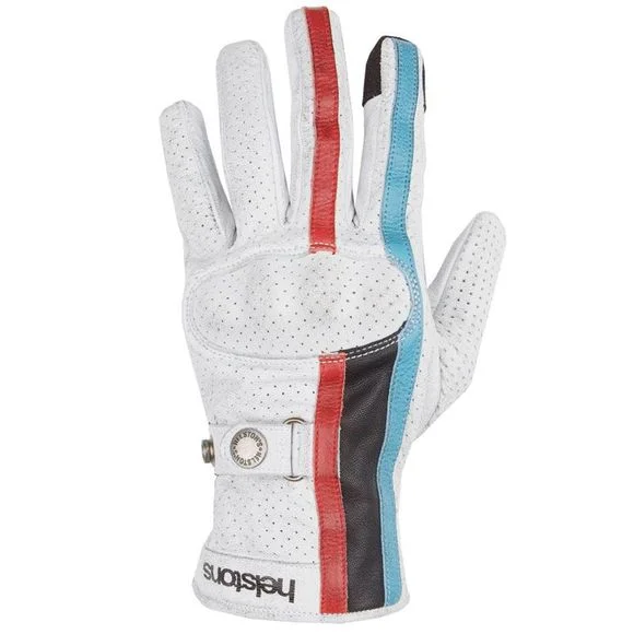 Gants Helstons EAGLE AIR – Blanc / Bleu Ref : HS0867
