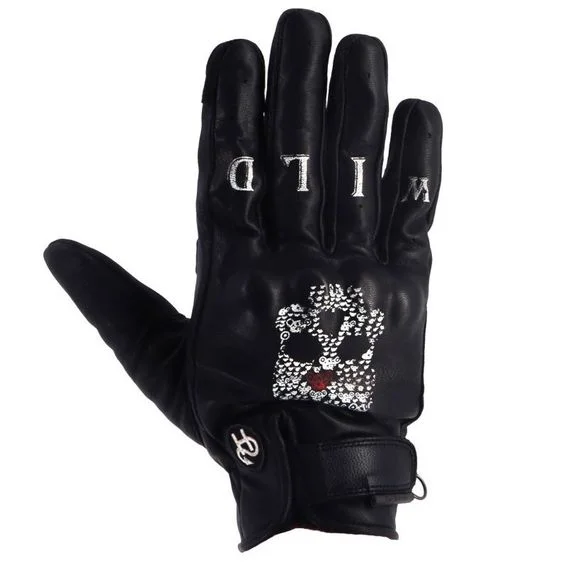 Gants Helstons SKULL – Noir Ref : HS1153