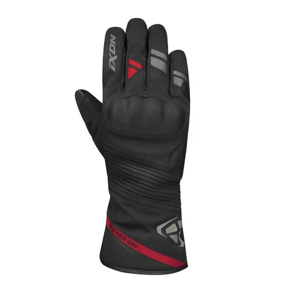 Gants Ixon PRO MIDGARD – Noir / Rouge Ref : IX1940