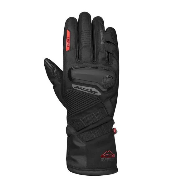 Gants Ixon PRO RAGNAR – Noir / Rouge Ref : IX1705