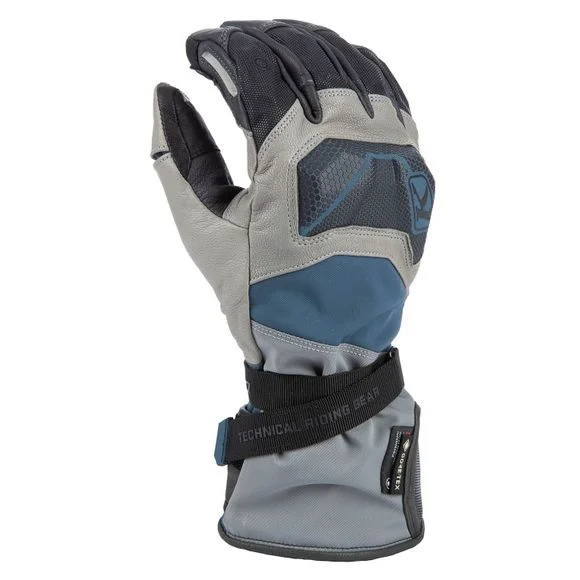 Gants KLIM BADLANDS GORE-TEX® LONG – Gris / Vert Ref : KLI0408