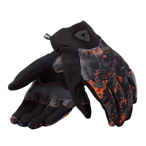 Gants Rev it CONTINENT WB – Noir / Orange Ref : RI1485