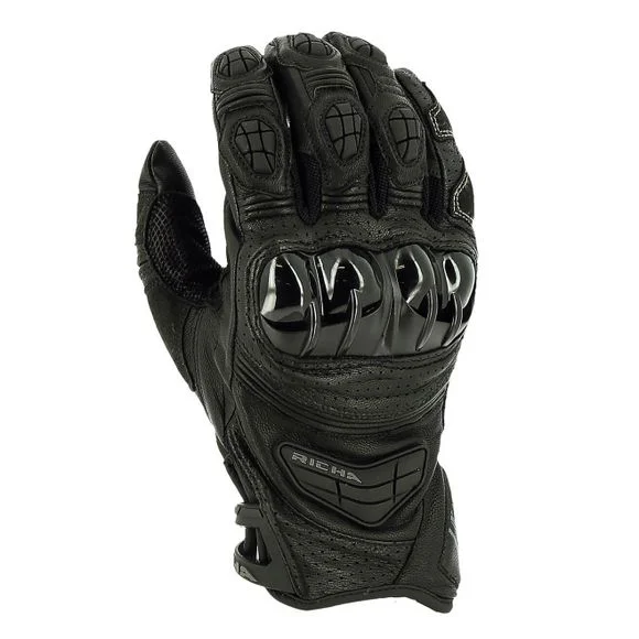 Gants Richa STEALTH – Noir / Jaune Ref : RC0524