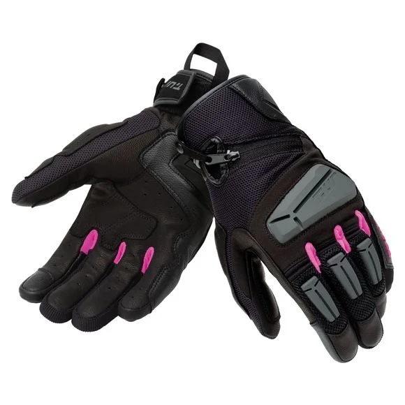Gants T.UR G–FOUR LADY – Noir / Rose Ref : TUR0040