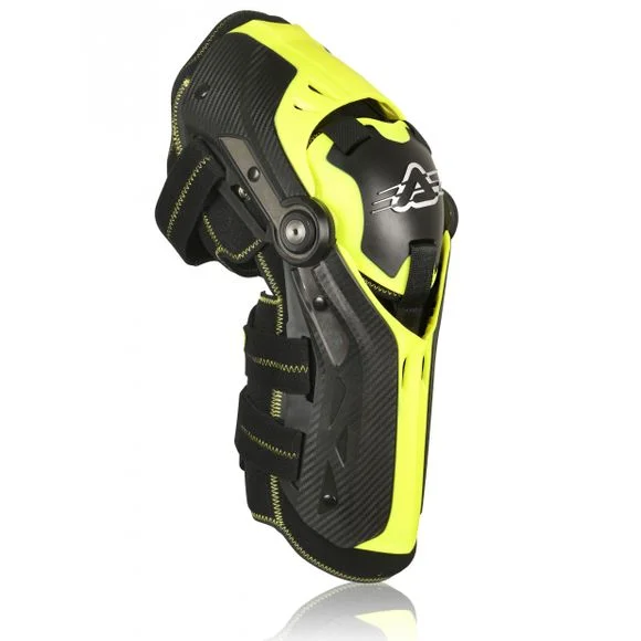 Genouillères Acerbis GORILLA BLACK/YELLOW 2023 – Noir / Jaune Ref : AE3156 / 0022114.318
