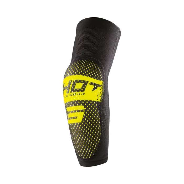 Genouilleres Cross Enfant SHOT AIRLIGHT Noir Jaune Fluo