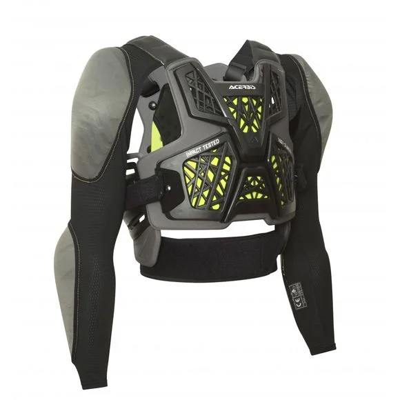 Gilet de protection Acerbis SPECTRUM LEVEL 2 BODY ARMOUR BLACK/YELLOW 2023 – Noir / Jaune Ref : AE3148