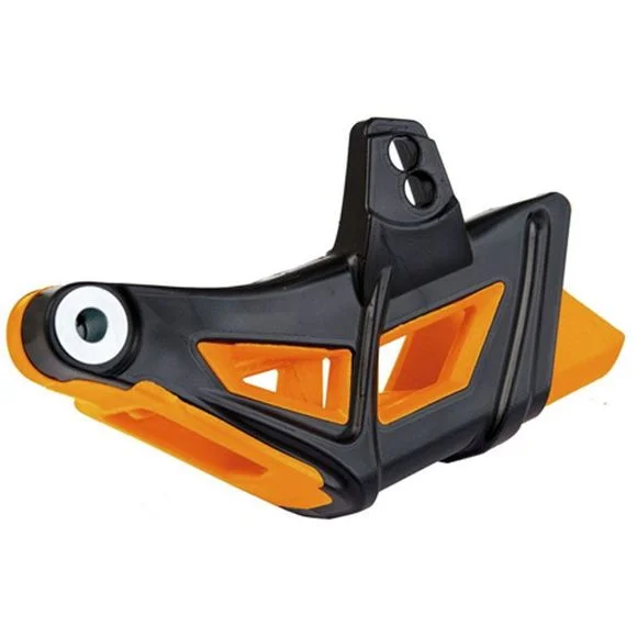 Guide chaîne R-tech Noir/Orange – Noir / Orange Ref : RTH0126 / RCRUKTMNRAR7