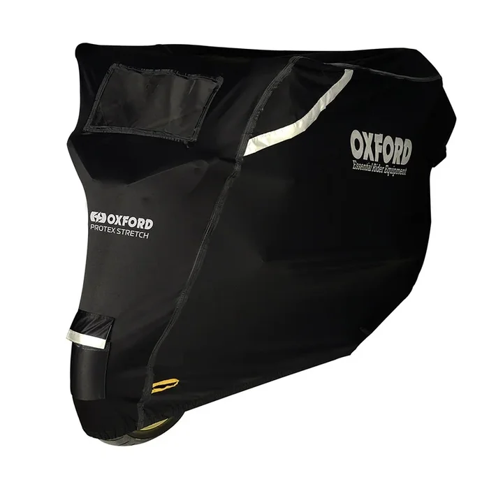 Housse de protection extérieur OXFORD Protex Stretch noir – moto / scooter – S