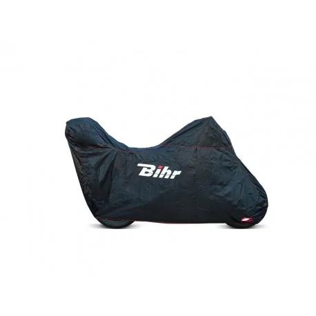 Housse de protection exterieure BIHR H2O compatible bulle haute et Top Case noir taille XL