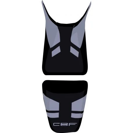 housse de selle bagster HONDA CBF600S 2008-2009 ACIIER/NOIR/LETTRES NOIRES