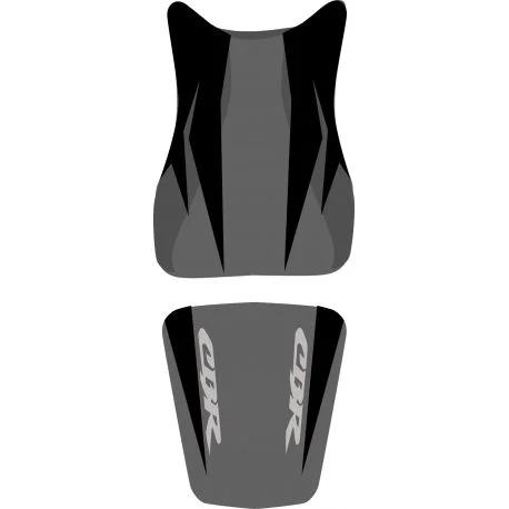 housse de selle bagster HONDA CBR600RR 2007 NOIR/NOIR MAT/LETTRES ANTHRACITES