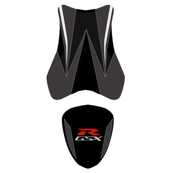 Housse de selle Bagster Noir/Noir Mat/GrisSUZUKI 1000 GSX-R 1000 – 2008Ref : 2185G