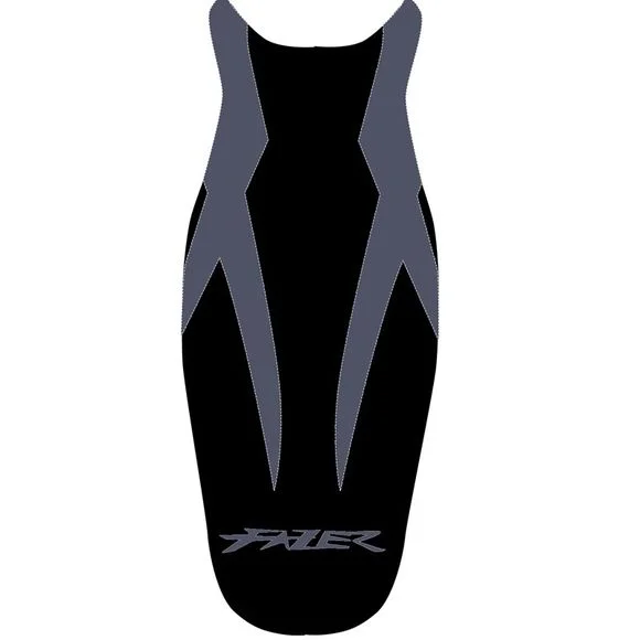 Housse de selle Bagster Spécial S Noir/Noir Mat/Lettres Grises claires Ref : 2156T
