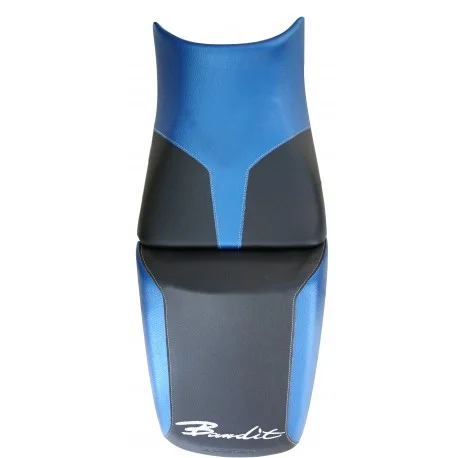 housse de selle bagster SUZUKI 650 BANDIT 2005-2006 BLEU/NOIR/LETTRES BLANCHES