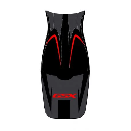 housse de selle bagster SUZUKI GSX650F 2008 NOIR/NOIR MAT/LETTRES ROUGES