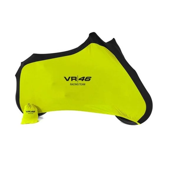 Housse moto Barracuda VR46 Taille M Universel – Noir / Jaune Ref : BAR0632 / TX-M-VR46