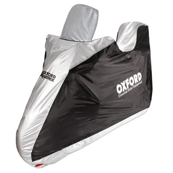 Housse moto Oxford Aquatex Top box Spécial Bulle haute protection Universel – Noir / Gris Ref : OD0270 / CV217