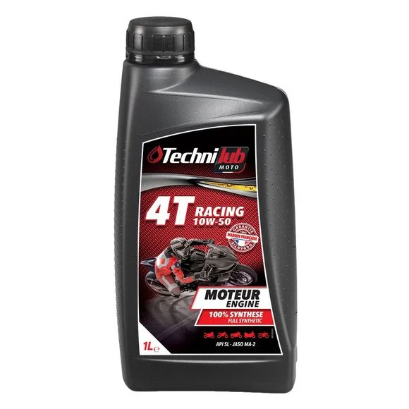 Huile moteur Technilub RACING 4T 10W-50 1L PIPETTE Universel Ref : TLB0019 / ART-008722