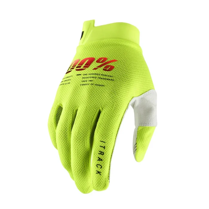 Itrack jaune fluo Gants Cross