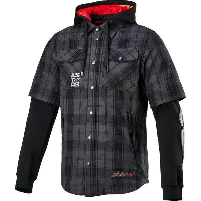 JACKET TARTAN SHIRT GY XL