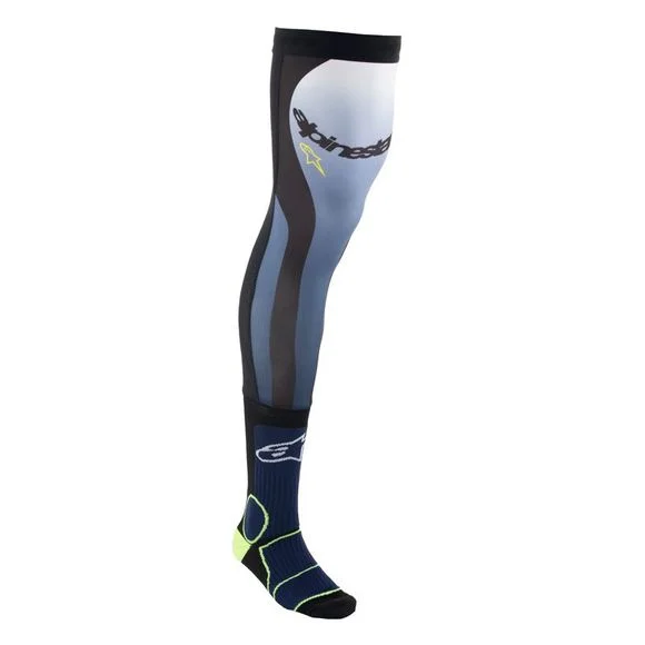 Jambières Alpinestars KNEE BRACE – Bleu / Jaune Ref : AP3218