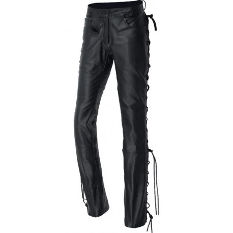 Jean en cuir avec lacets IXS STRING III
