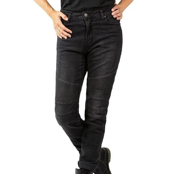 Jean John Doe BETTY BIKER LONGUEUR 34 – Slim – Noir Ref : JDE0075