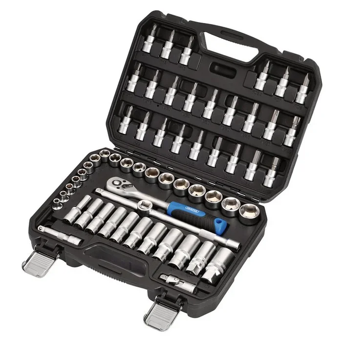 Jeu de douilles et d’embouts métriques DRAPER HI-TORQ®, 3/8″ Sq. Dr. (58 pièces)