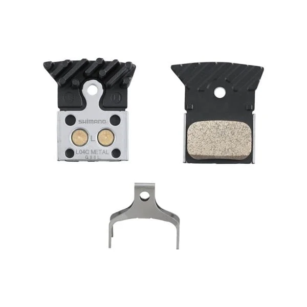 Jeu de plaquette de frein métalique ailettes refroidissement L04C