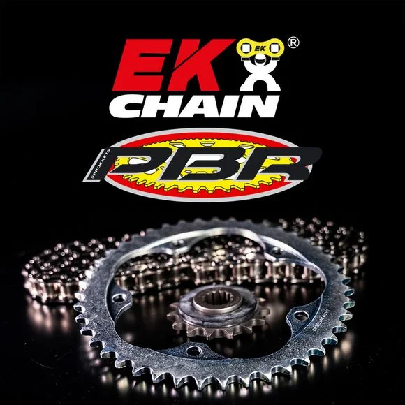 Kit chaine EK CHAIN EK/PBR 525ZVX3 17/45 – couronne ultra-light Ref : EKC02661A / 3067191