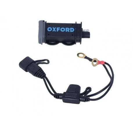 Kit chargeur OXFORD USB Fused Power 2,1A