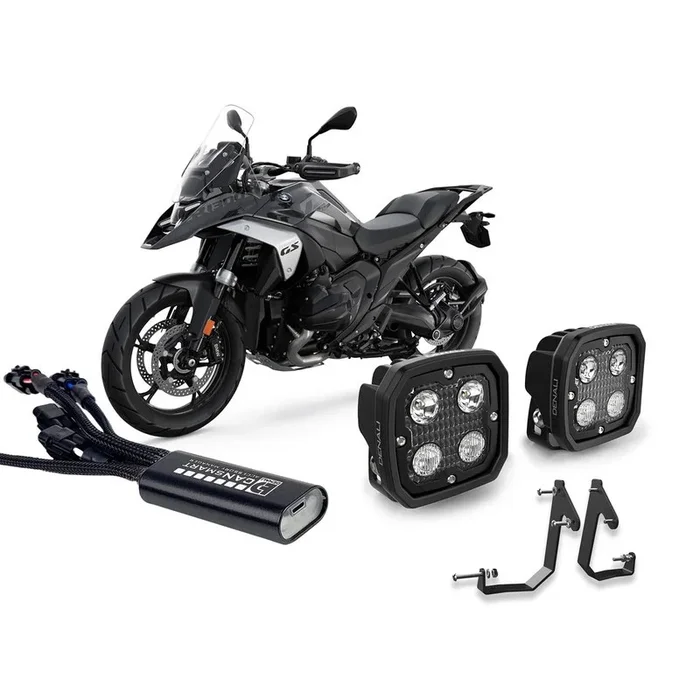 Kit d’éclairage DENALI D4 LED 10W – avec Contrôleur CANsmart GEN II et support de phare