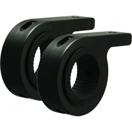 Kit de fixation VISION X tube Ø508mm pour visserie M10 alu noir