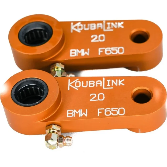 Kit de rabaissement de selle KOUBALINK (50.8 mm) orange – BMW F650 Funduro