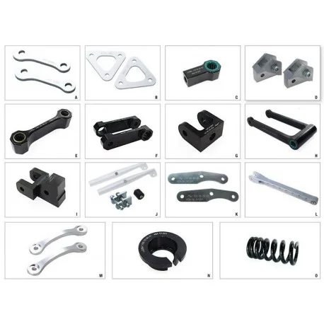 Kit de rehausse de selle MFW +20mm type A