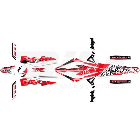 Kit déco Blackbird Traction Béta EVO 125/200/250 Ref : BC00212A / 1053893