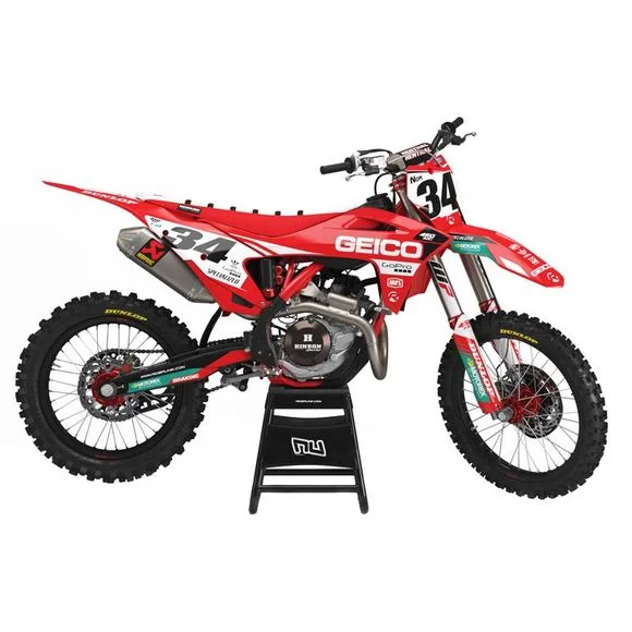 Kit déco RiderUnik OFF – Rouge / BlancGAS-GAS 65 MC 65 – 2021 – 2023Ref : RU0758 / GAS-OFF-2