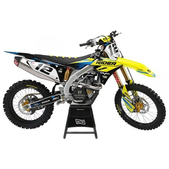 Kit déco RiderUnik RIDERSUZUKI 250 RM-Z 250 – 2010 – 2018Ref : RU0406 / SURID05