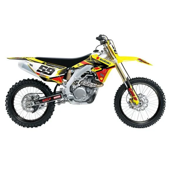 Kit déco RiderUnik VESSUZUKI 450 RM-Z 450 – 2008 – 2017Ref : SUVES08
