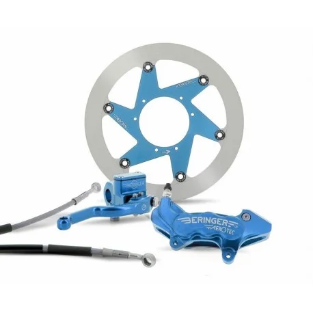 Kit freinage BERINGER Top Race roue 17 » etrier Aerotec radial 4 pistons bleu Husqvarna