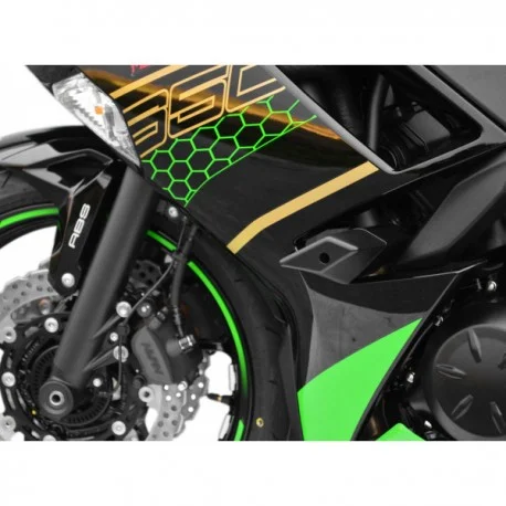 Kit patins de protection TOP BLOCK KAWASAKI 650 NINJA 2020-2023