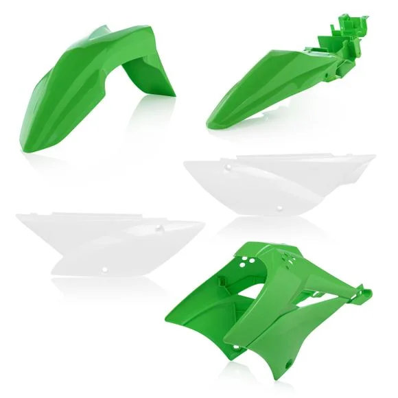 Kit plastiques Acerbis Couleur – Vert / BlancKAWASAKI 110 KLX 110 (KLX110C) – 2010 – 2020Ref : AE5899