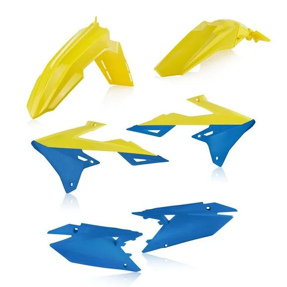 Kit plastiques Acerbis COULEUR JAUNE/BLEU Ref : AE2031 / 0023066.274