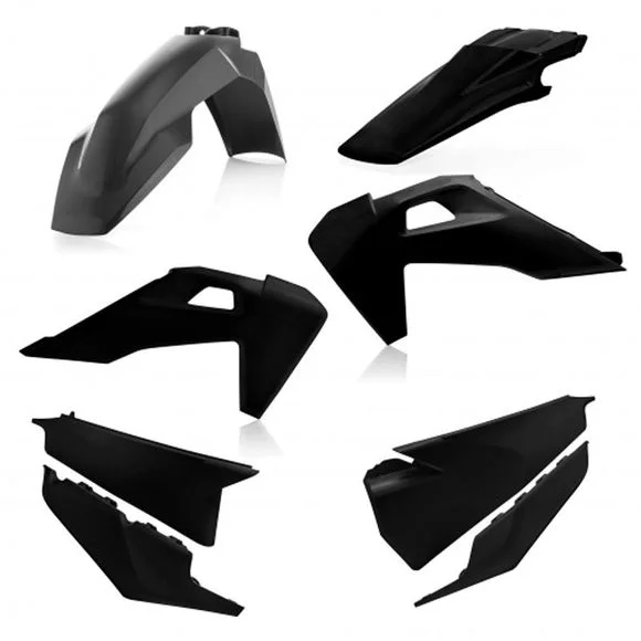 Kit plastiques Acerbis COULEUR NOIR – Noir Ref : AE2554 / 0023482.090