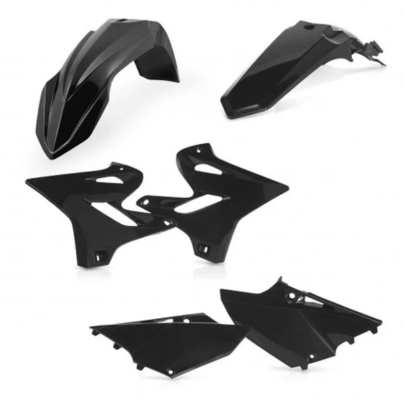 Kit plastiques Acerbis COULEUR NOIR Ref : AE2093 / 0023086.090